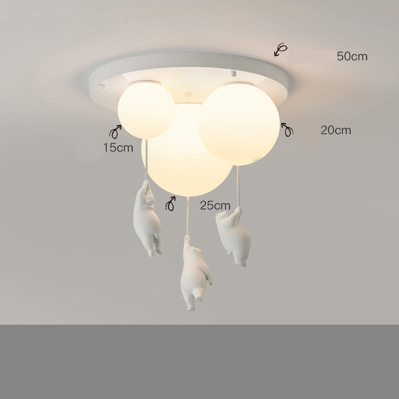 Fateh Bär Luftballons Deckenleuchte Karikatur Kinderzimmer - Lumpaz