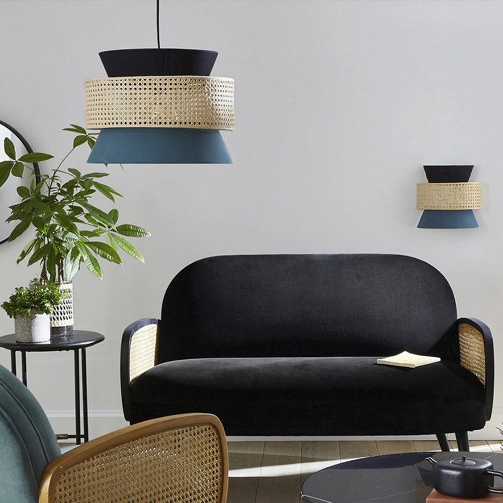 Ritta Pendelleuchte, Dunkelgrün, ∅40/50/60cm - Lumpaz
