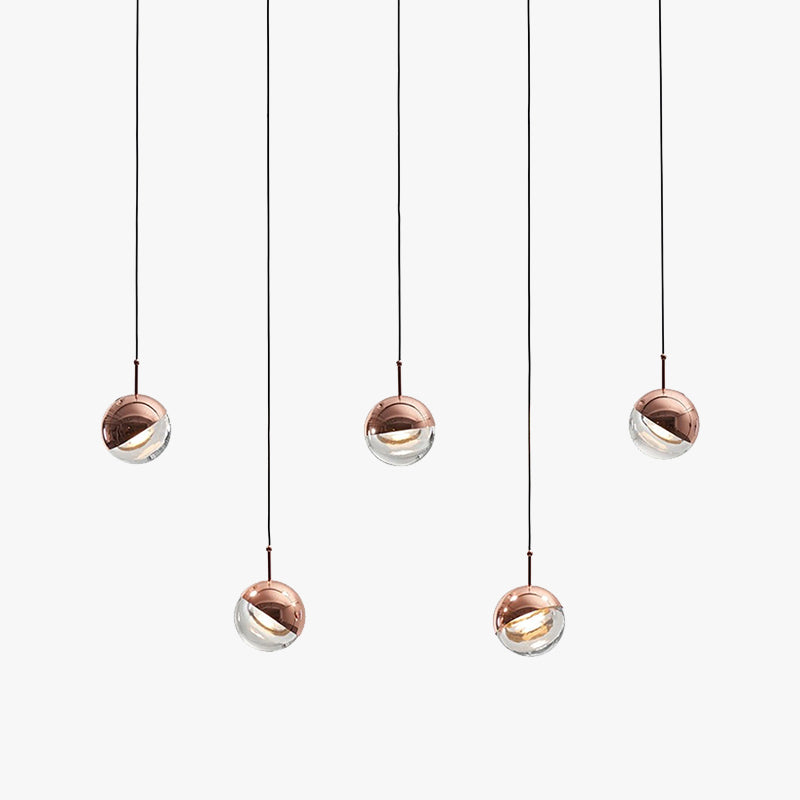 Valentina Pendelleuchte, Metall&Glas, 2-farbig - Lumpaz