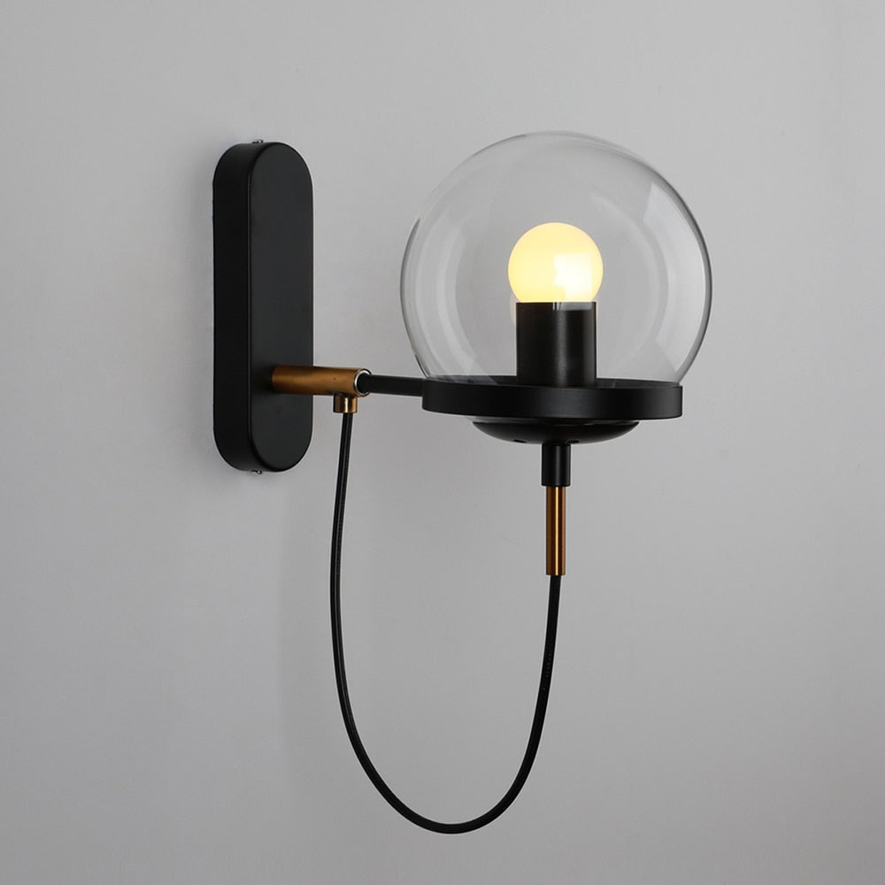 Retro-Metall-LED-Birnen-Wandleuchte - Lumpaz