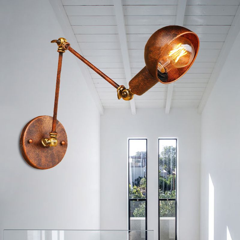 Brady Rust Verstellbare Wandleuchte, 20/30CM Lang - Lumpaz