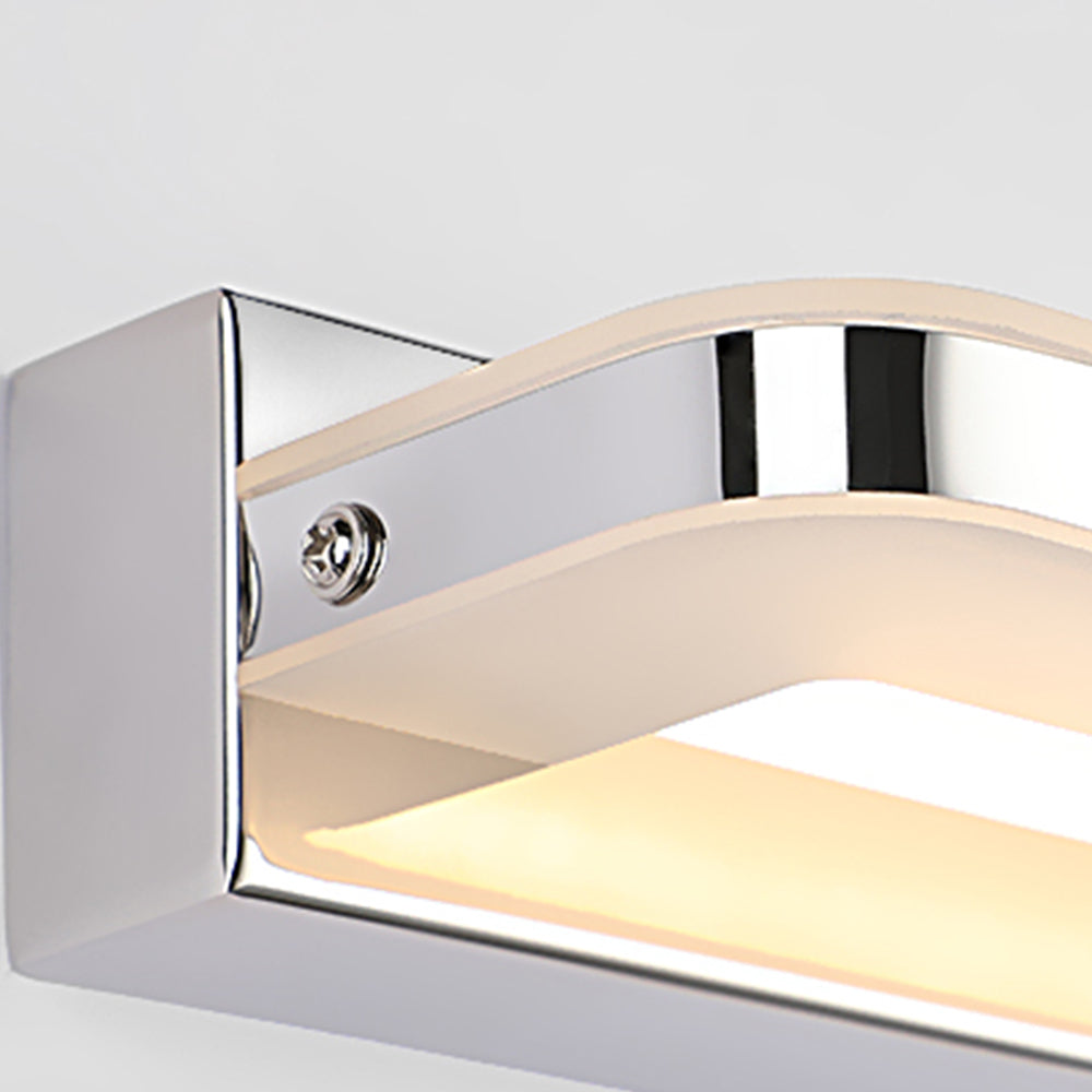 Leigh Spiegelfront Waschtisch-Wandleuchte, Metall, L40/50/60/70CM - Lumpaz