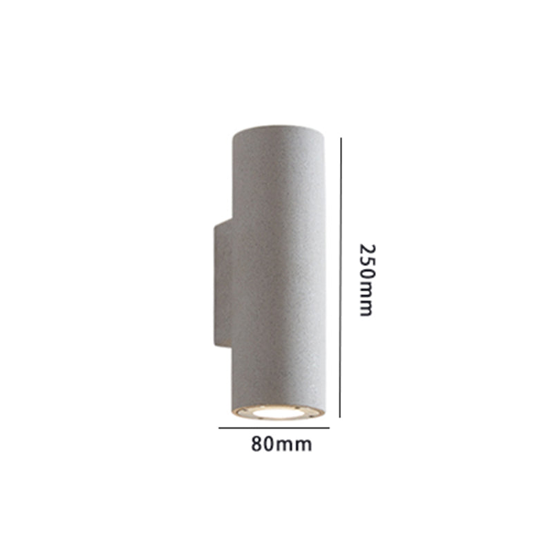 Orr Außenwandleuchte mit zwei -flammign, Zement - Lumpaz