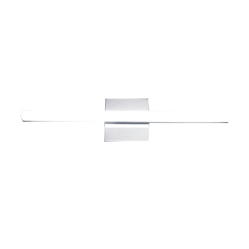 Edge Spiegelfront Waschtisch-Wandleuchte, Quadratisch & Linear, Metall, 40CM Lang - Lumpaz