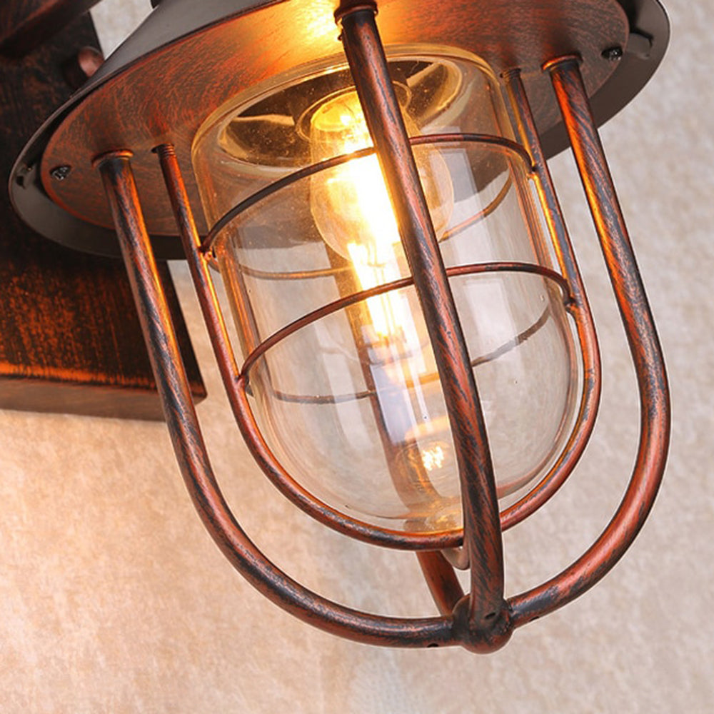 Alessio Retro Außeneinsatz Wandleuchte - Lumpaz