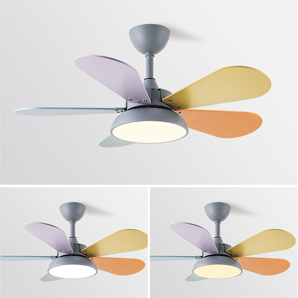Morandi Bunte Deckenventilator mit Beleuchtung, 2 Farbe, ∅95CM - Lumpaz
