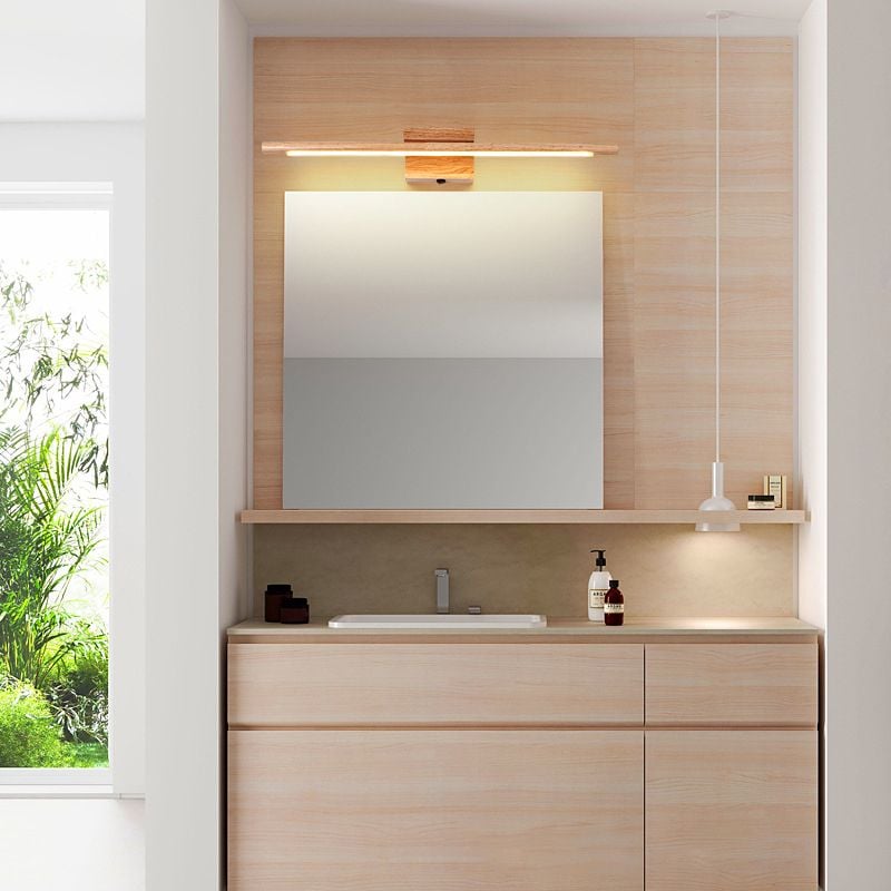 Ozawa Spiegelfront Waschtisch-Wandleuchte, L60CM - Lumpaz