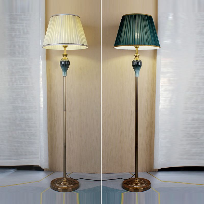 Eryn Stehlampe, Metall & Textil, 152CM Lang - Lumpaz