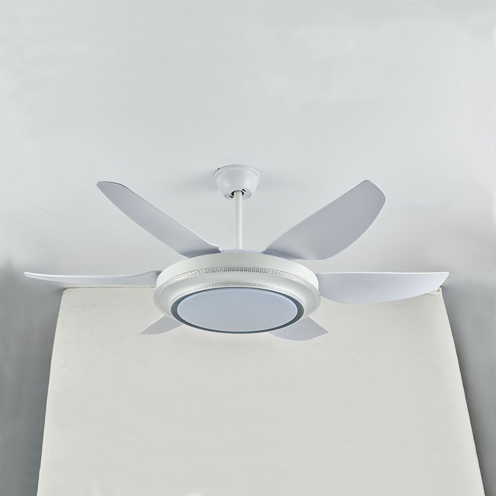 Haydn 6-Blatt-Deckenventilator mit Beleuchtung Grundlegend, 3 Farben, ∅130CM - Lumpaz
