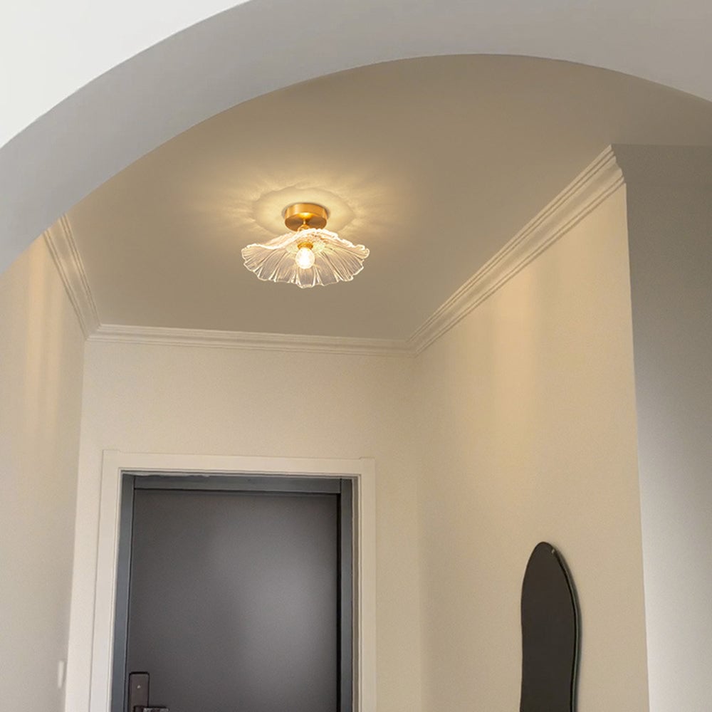 Carins Semi-Flush Mount Deckenleuchte 3 Farbtemperatur schaltbar, reines Kupfer, 2 Farben - Lumpaz
