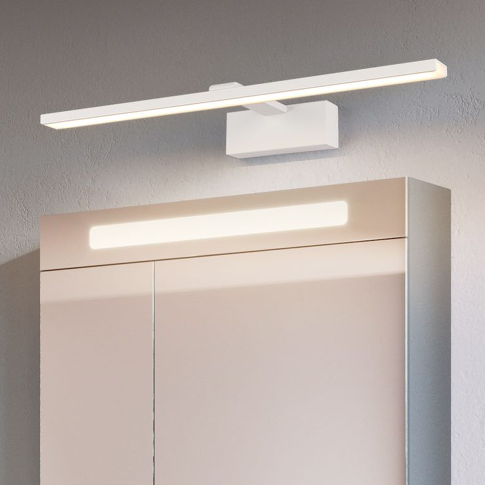Edge Lineare Spiegelfront Waschtisch-Wandleuchte, L 39/49/59/69CM - Lumpaz