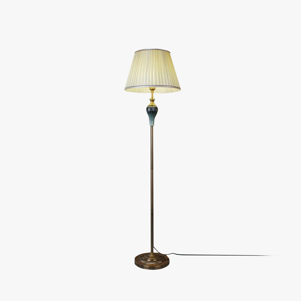 Eryn Stehlampe, Metall & Textil, 152CM Lang - Lumpaz