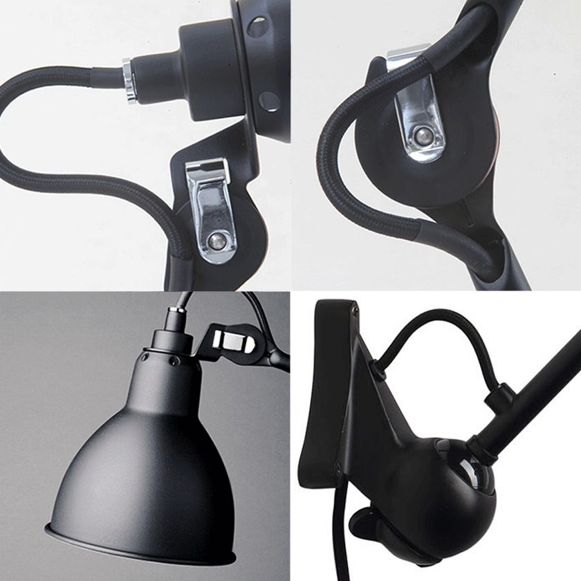 Brady Verstellbare Wandleuchte, Metall, 5 Farben - Lumpaz