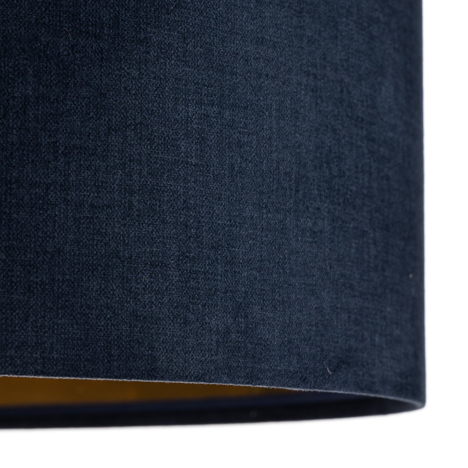 Renée Blau & Gold Pendelleuchte, Seide, ∅50CM - Lumpaz