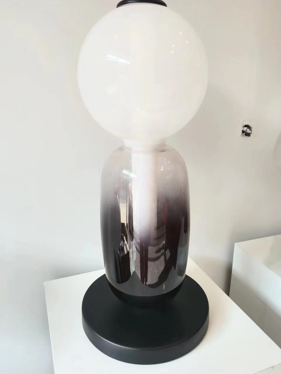 Morandi Stehleuchte, Metall & Glas - Lumpaz