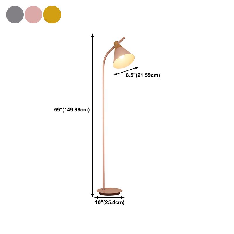 Morandi Stehleuchte, Metall, 3 Farben, 150CM Lang - Lumpaz