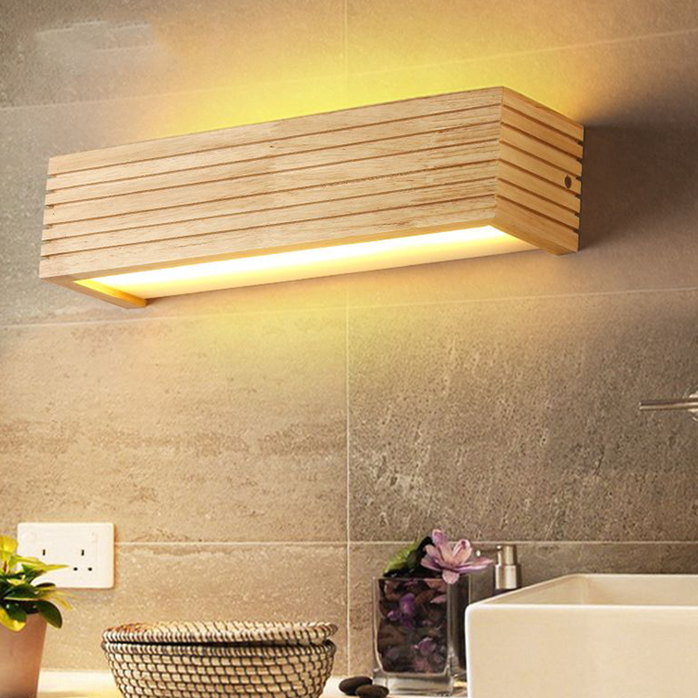 Ozawa Spiegelfront Waschtisch-Wandleuchte, L 35/45/55CM - Lumpaz