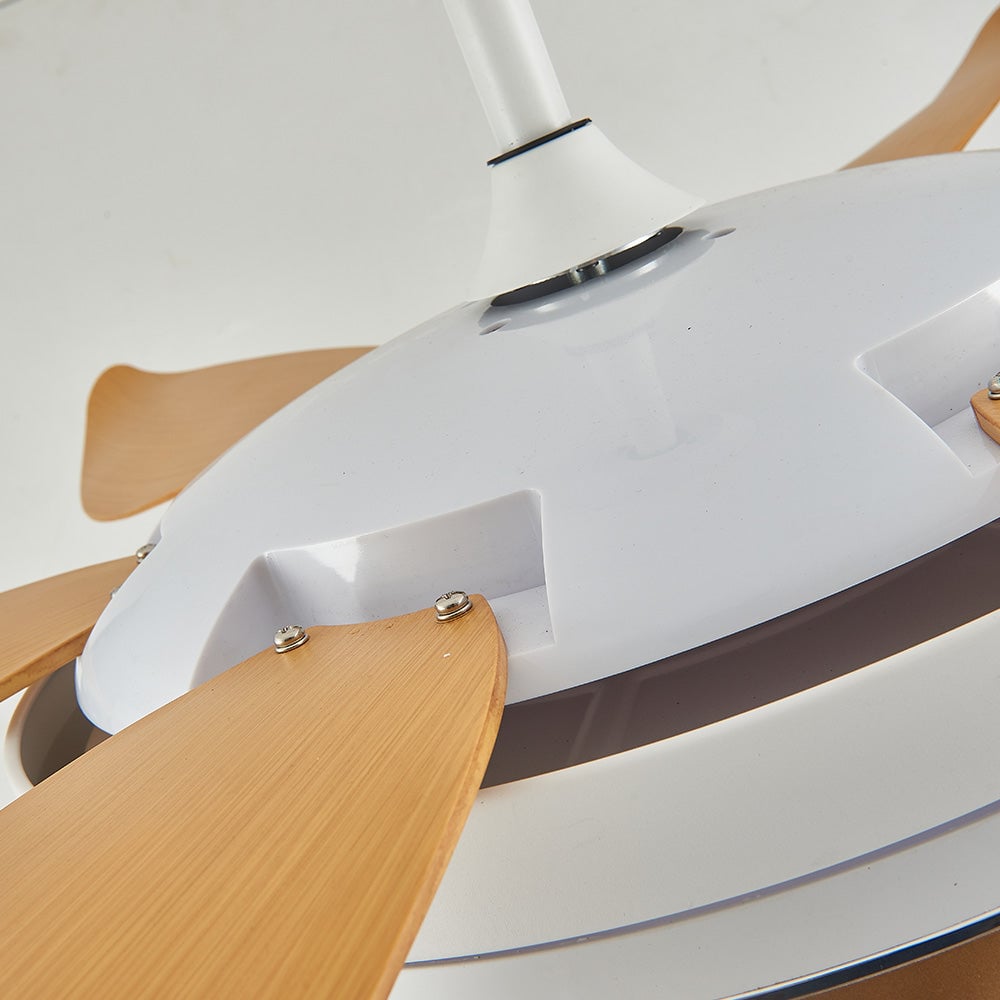 Haydn 6-Blatt-Deckenventilator mit Beleuchtung, ∅130/152CM - Lumpaz