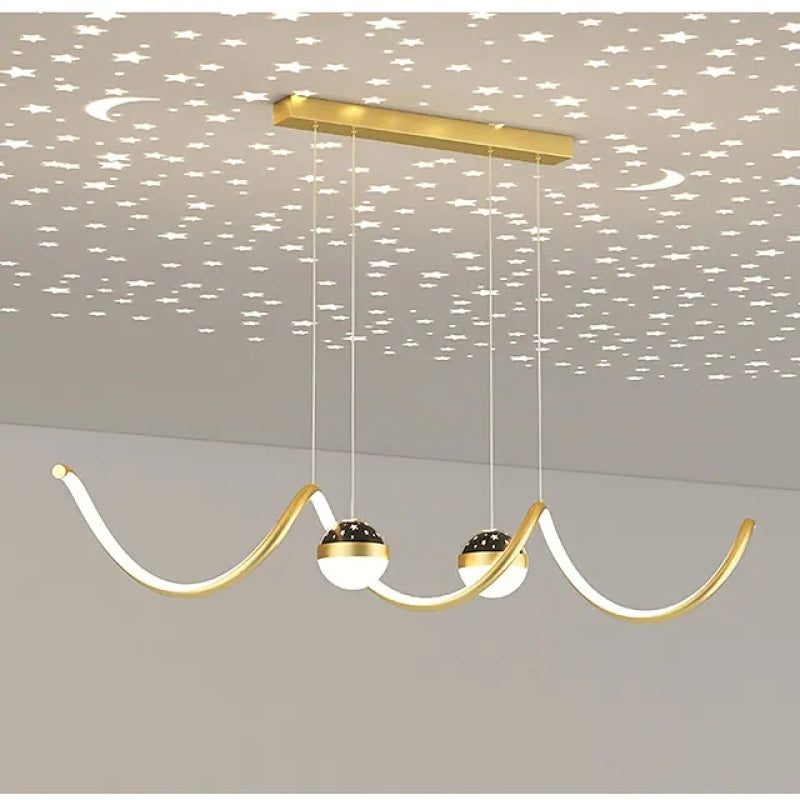 Madina Moderne LED Pendelleuchte Stern-Design für Esszimmer - Lumpaz
