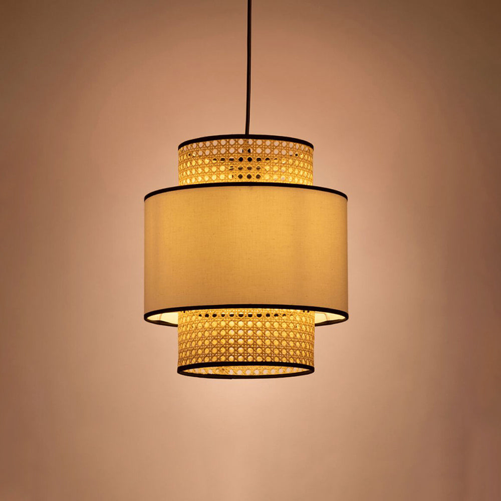 Ritta Pendelleuchte, Beige, ∅30/40/50cm - Lumpaz