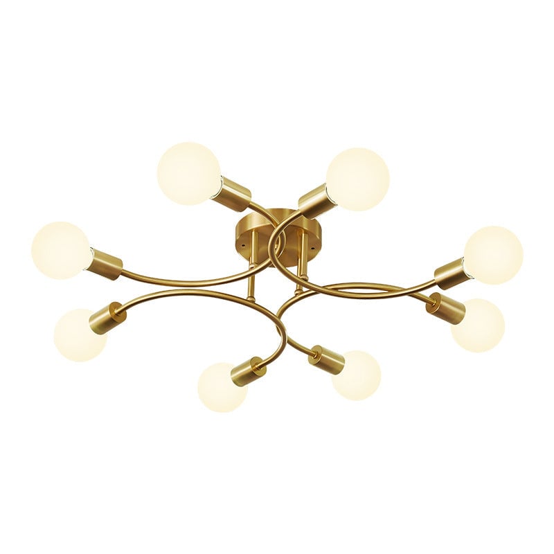 Valentina Moderner Ball Glas LED Pendelleuchter Kronleuchter Deckenleuchte - Lumpaz