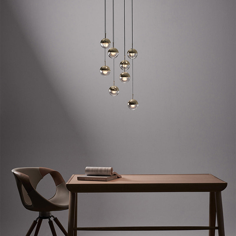Valentina Pendelleuchte, Metall&Glas, 2-farbig - Lumpaz