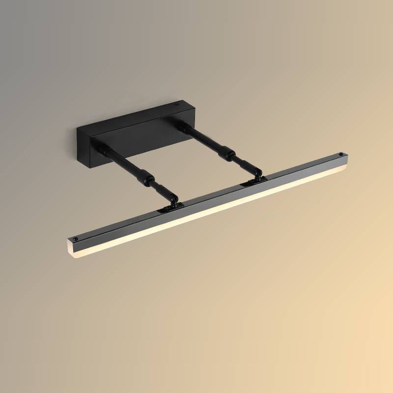 Edge Spiegelfront Waschtisch-Wandleuchte, 3 Farben, Metall, 41/50/60/70CM Lang - Lumpaz