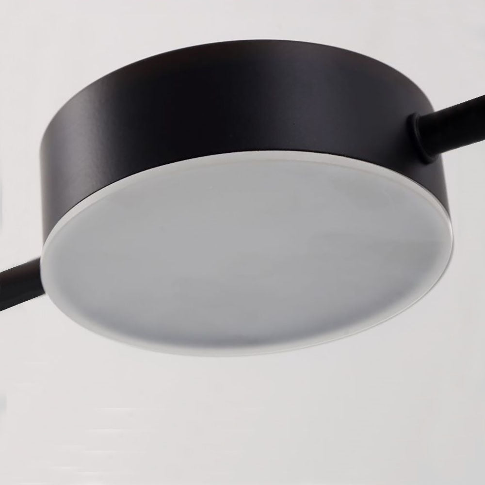 Weiss Pendelleuchte, 2 Farben, 3/5/6-flammig - Lumpaz