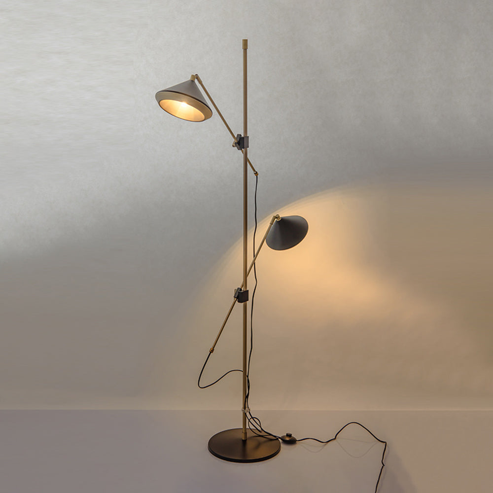 Carins Stehleuchte, 2 -flammig - Lumpaz