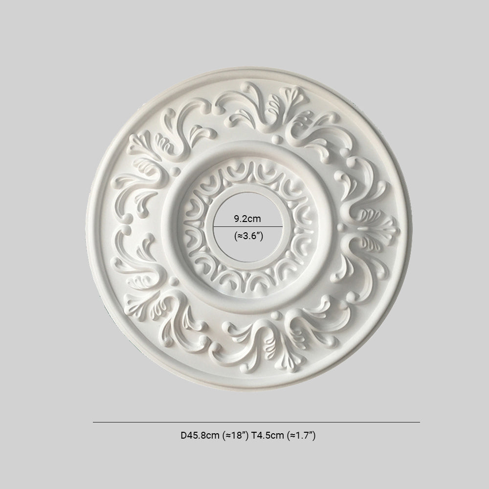 Félicie Französische Vintage Gips Deckenleuchte, Beleuchtungszubehör,4 Stile - Lumpaz