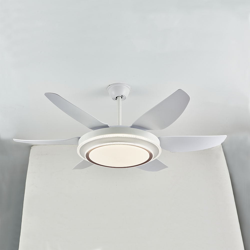 Haydn 6-Blatt-Deckenventilator mit Beleuchtung Grundlegend, 3 Farben, ∅130CM - Lumpaz