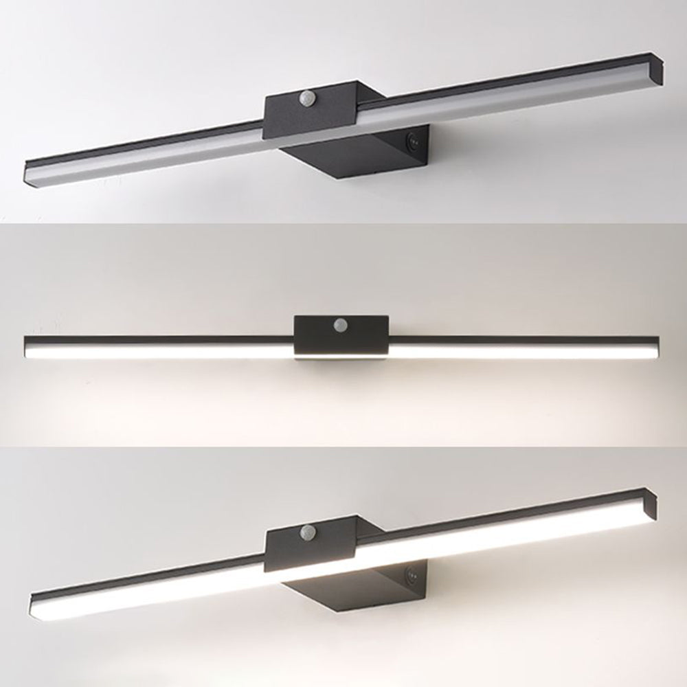 Edge Minimalistische Lineare Spiegelfront Waschtisch-Wandleuchte, L 40/60/80/100CM - Lumpaz