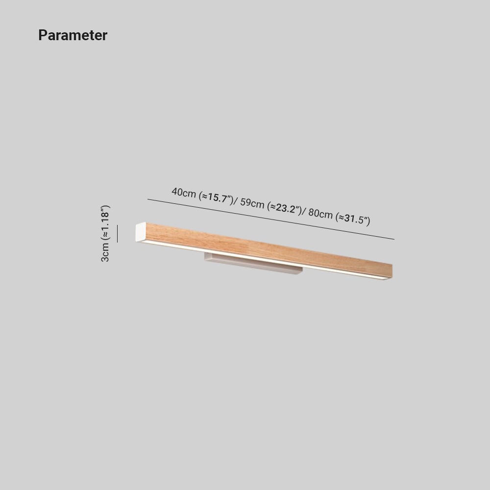 Ozawa Lineare Spiegelfront Waschtisch-Wandleuchte - Lumpaz
