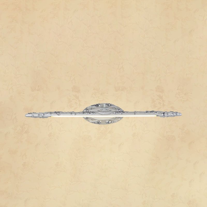 Félicie Spiegelfront Waschtisch-Wandleuchte, Kunstharz & Glas, 50/60/66CM Lang - Lumpaz