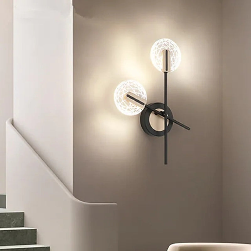 Moderne Drehbare LED Wandleuchte für Schlafzimmer/Wohnzimmer - Lumpaz