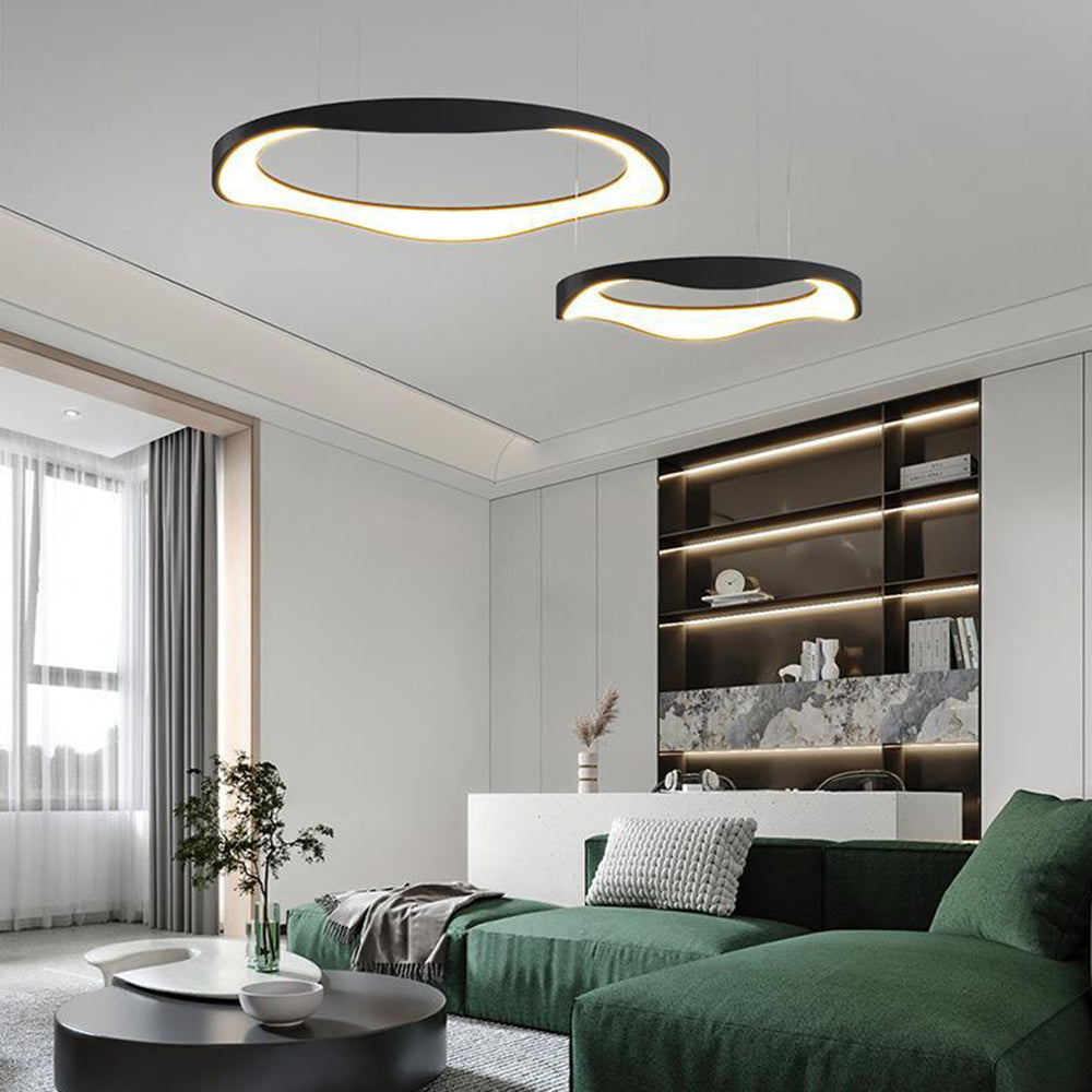 Arisha Pendelleuchte Farbtemperatur umschaltbar, 1/2/3 Ring - Lumpaz