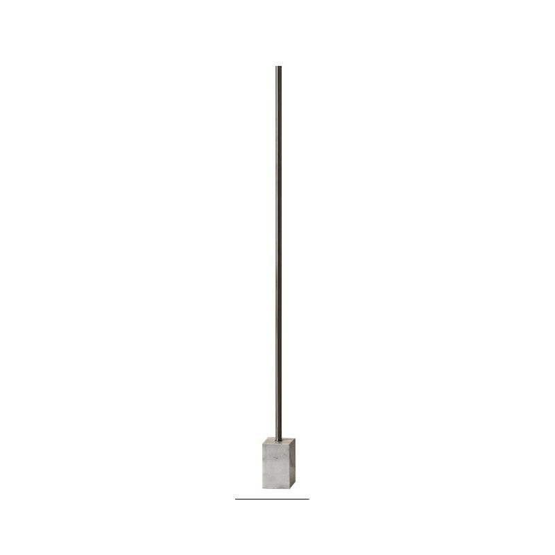 Edge Lineare Stehlampe, Metall & Marmor, 2 Farben, 165CM Lang - Lumpaz