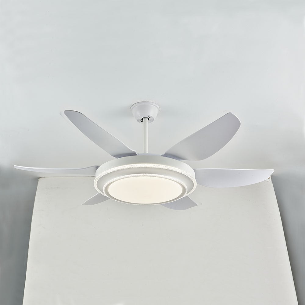 Haydn 6-Blatt-Deckenventilator mit Beleuchtung Grundlegend, 3 Farben, ∅130CM - Lumpaz