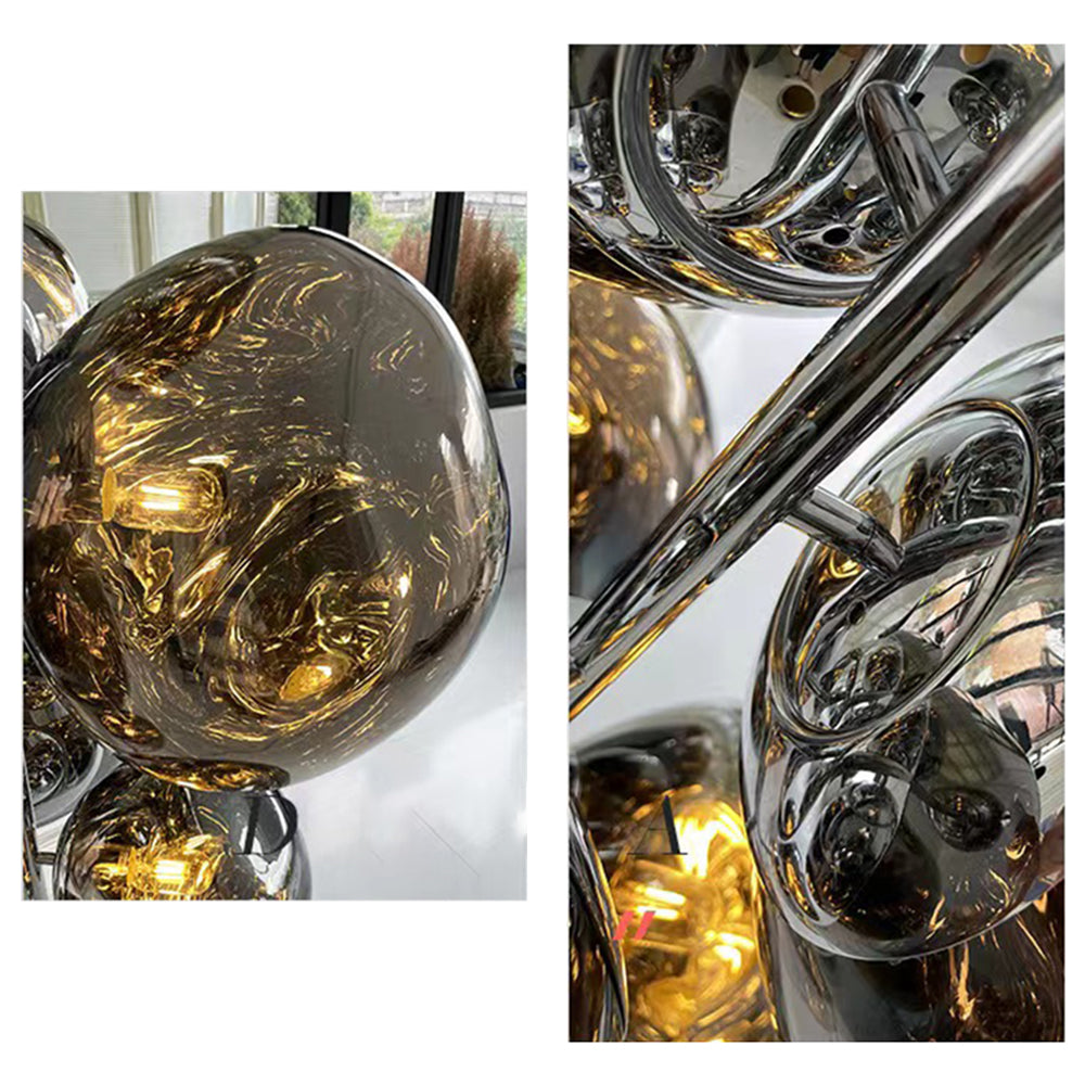 Mirza Stehleuchte 4 Farben, 7 -flammig, ∅38+28CM - Lumpaz