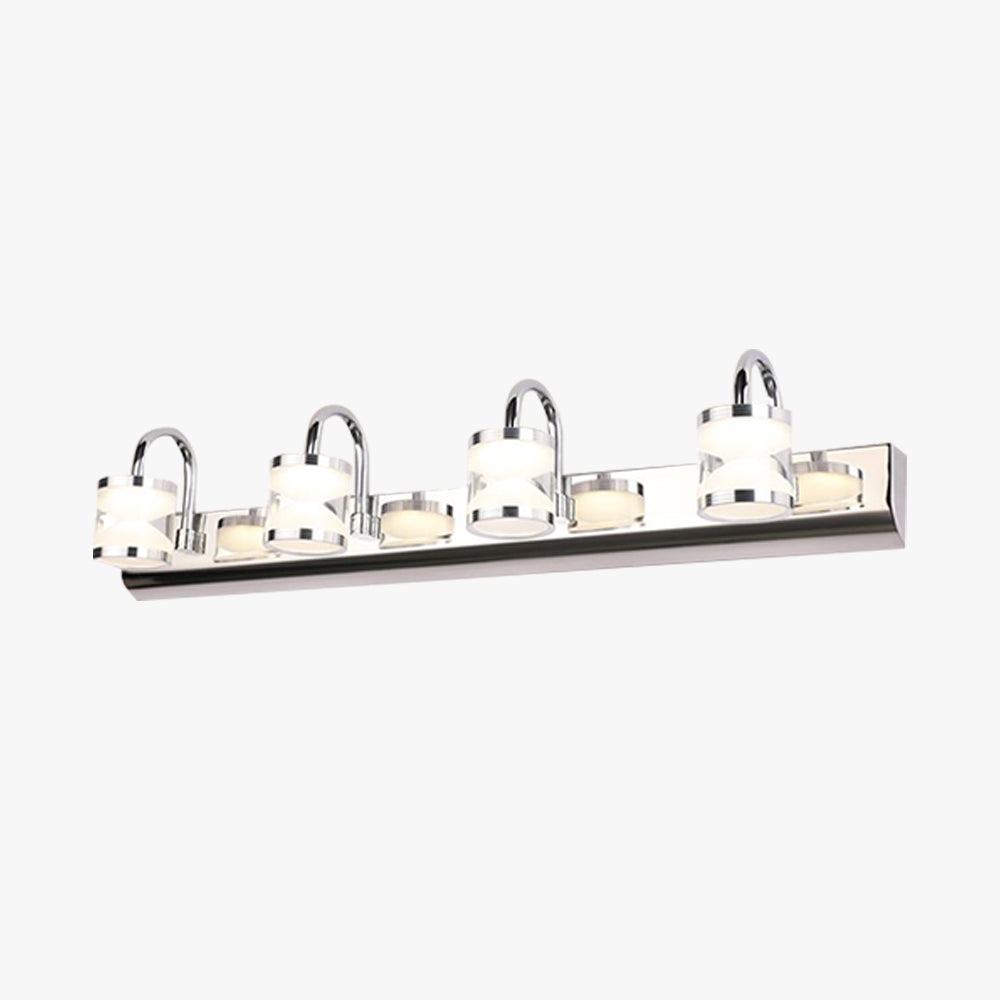 Leigh Spiegelfront Waschtisch-Wandleuchte, L 32/46/62CM - Lumpaz