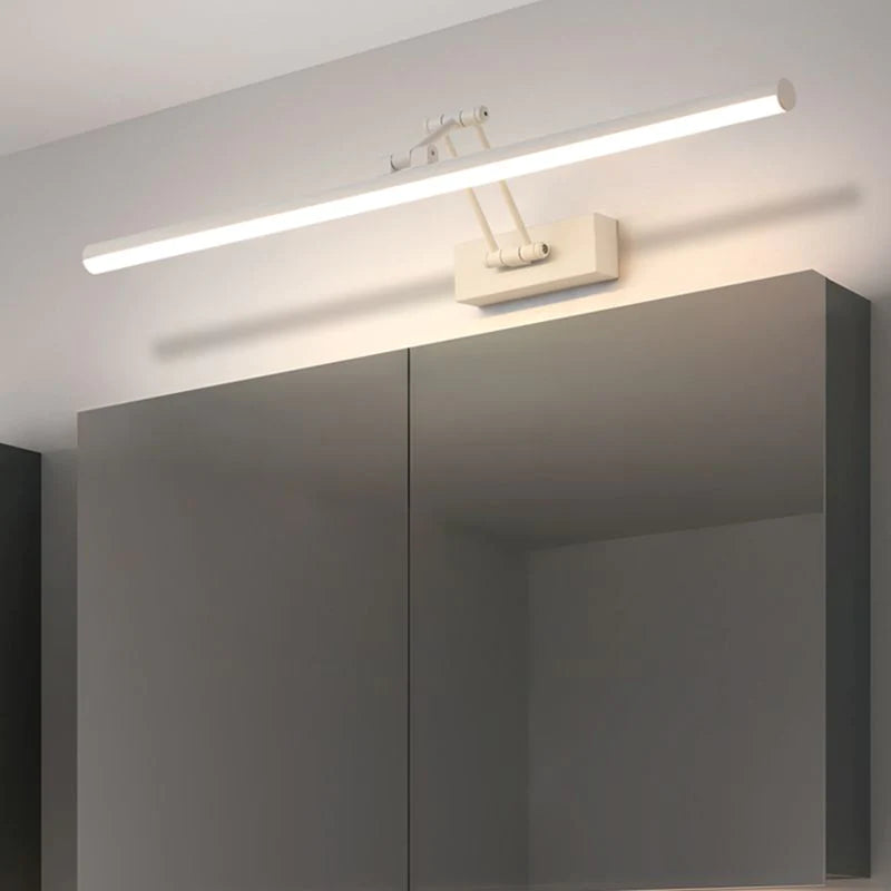 Edge Spiegelfront Waschtisch-Wandleuchte, Metall, 40/50/60/80/100CM Lang - Lumpaz