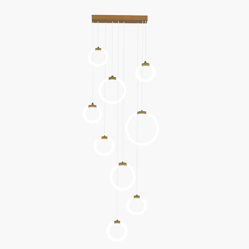 Moderne Kreative Kreis Pendelleuchte für Wohnzimmer, Esszimmer - Lumpaz