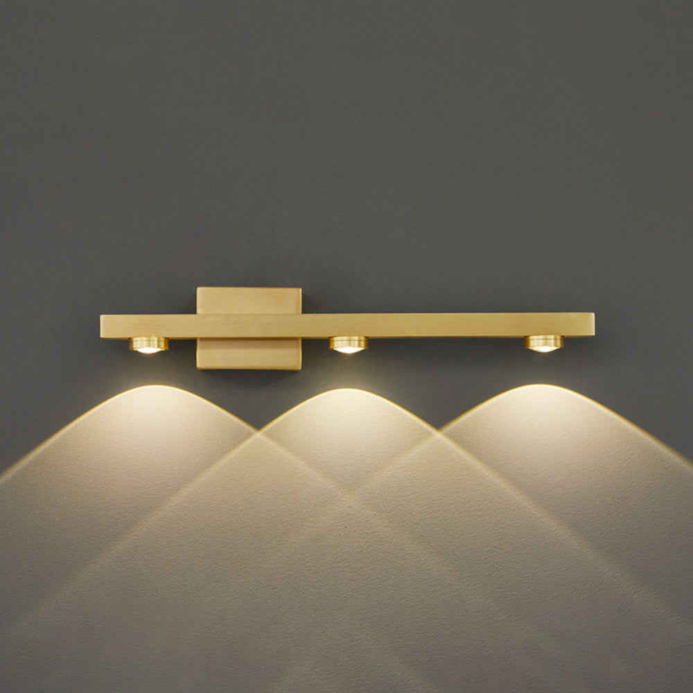 Freja Wandlampe Spiegelfront 2 Farbe & Stil, 2/3/4/6/8 Kopf - Lumpaz