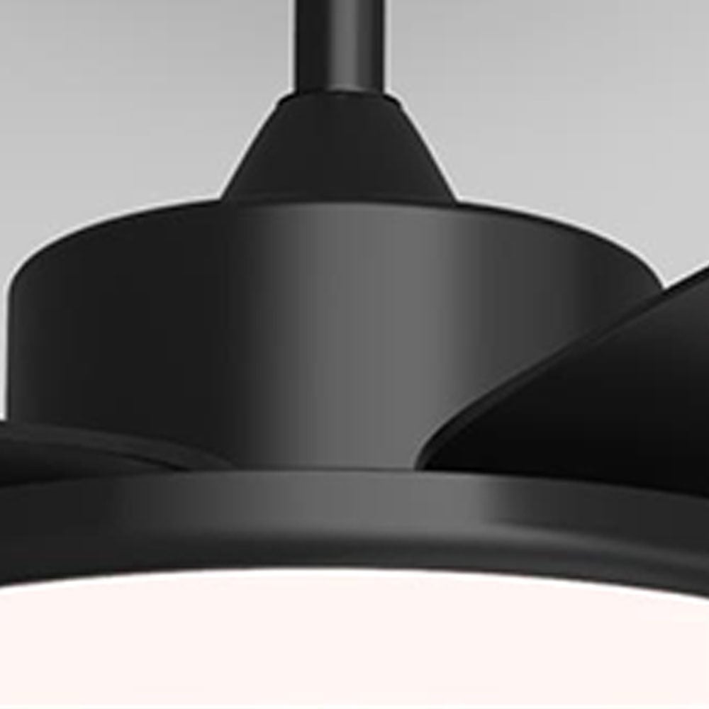Haydn 5-Blätter Grundlegender Dicker Deckenventilator, 2 Farben, Metall & ABS, ∅132CM - Lumpaz