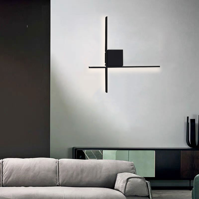 Einfache moderne LED-Wandleuchte Nachttischlampe für Schlafzimmer, Wohnzimmer - Lumpaz