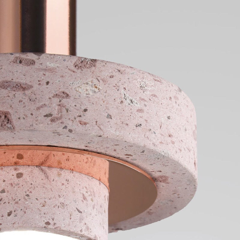 Zaid Pendelleuchte 4 Farben, Terrazzo - Lumpaz