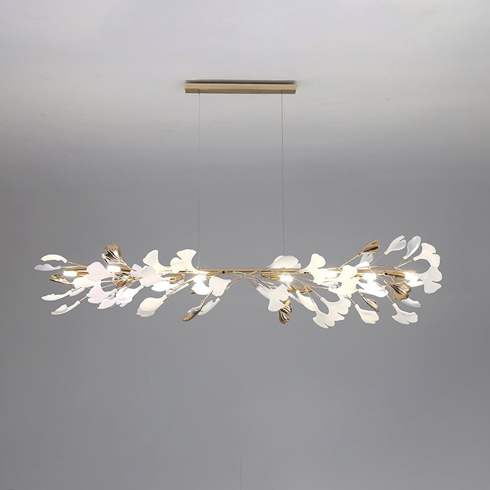 Olivia Pendelleuchte, 52/60/76 Blätter, Keramik & Metall - Lumpaz