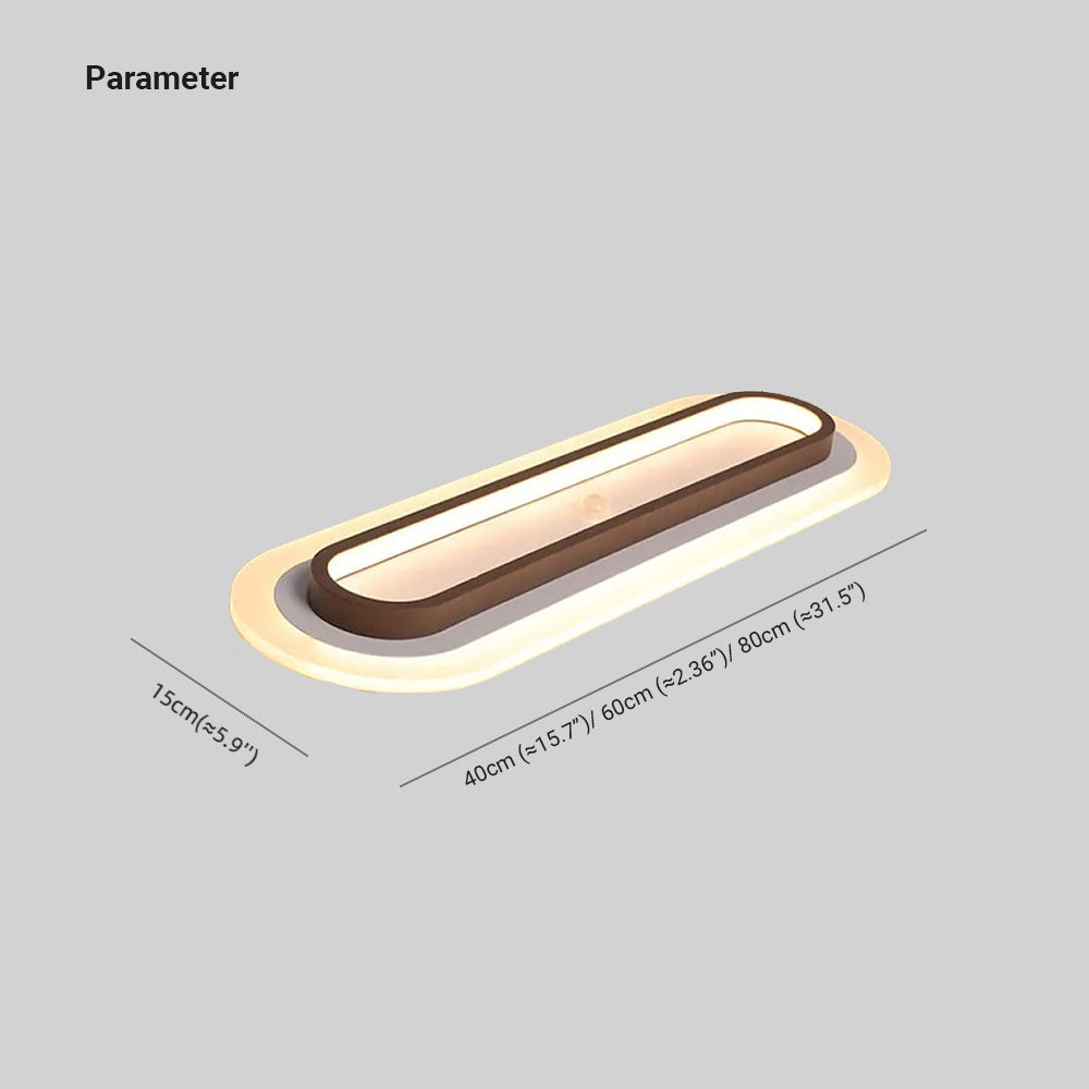 Nordische Einfache LED Deckenleuchte für Flur & Wohnzimmer - Lumpaz