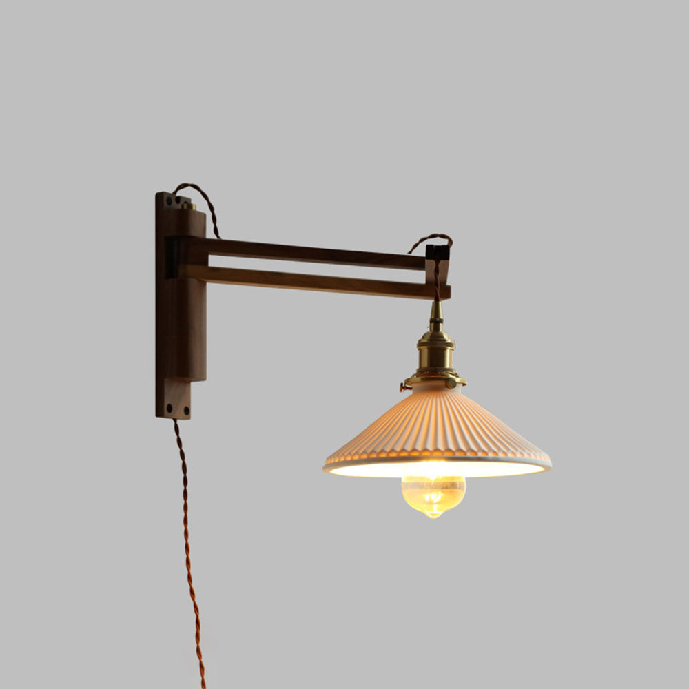 Ozawa Vintage Wandlampe klappbar 3 Farben, Holz - Lumpaz