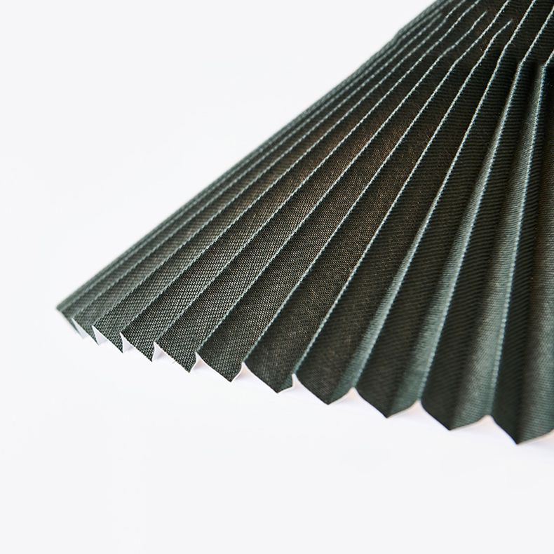 Ozawa Plissierte Stativ-Stehleuchte, Holz & Stoff, 150CM Lang - Lumpaz